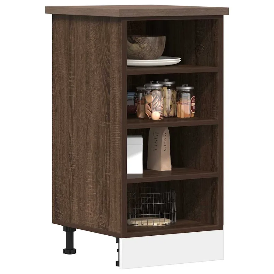 Meuble bas "Riga" Chêne brun 40 x 44,5 x 81,5 cm Bois d'ingénierie