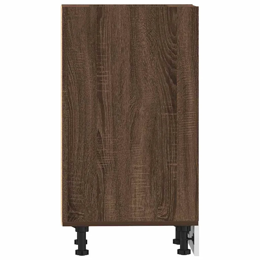 Meuble bas "Riga" Chêne brun 40 x 44,5 x 81,5 cm Bois d'ingénierie - 5