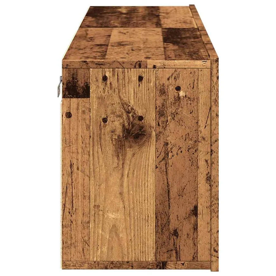 Meubles TV muraux 2 pcs vieux bois 60x30x41 cm - 7