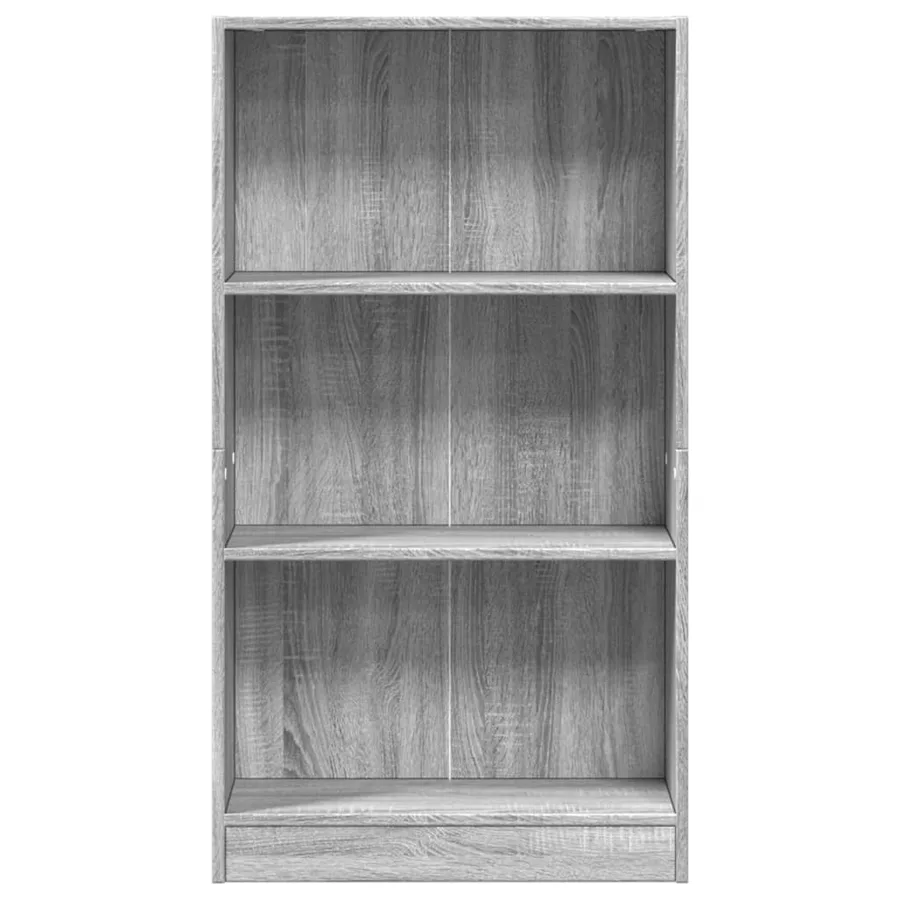 Bibliothèque sonoma gris 60x24x109 cm bois d'ingénierie - 4