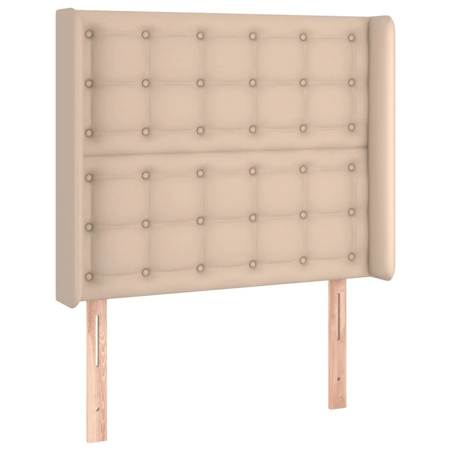 Tête de lit à LED Cappuccino 103x16x118/128 cm Similicuir - 3