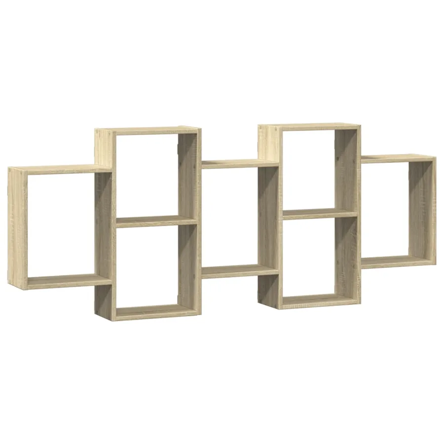 Étagère murale chêne sonoma 159x18x65 cm bois d'ingénierie - 2