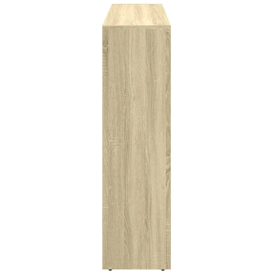 Étagère séparatrice de pièce 3 niveaux chêne sonoma - 7