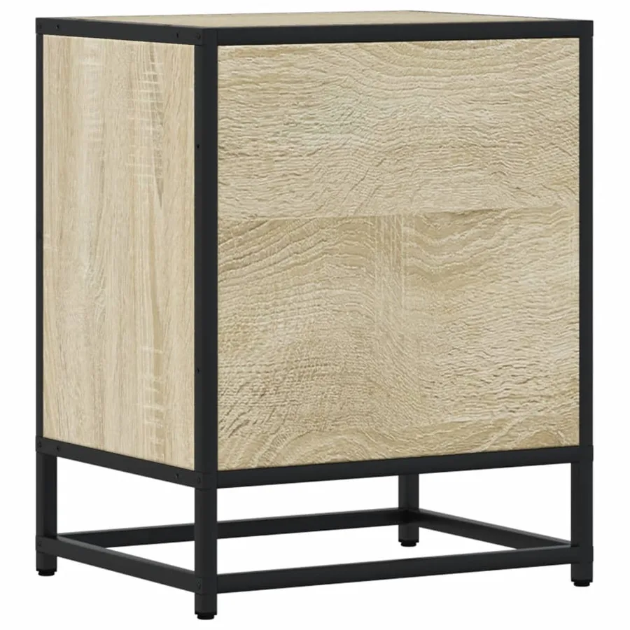 Table de chevet chêne sonoma 40x31x50 cm bois d’ingénierie - 7