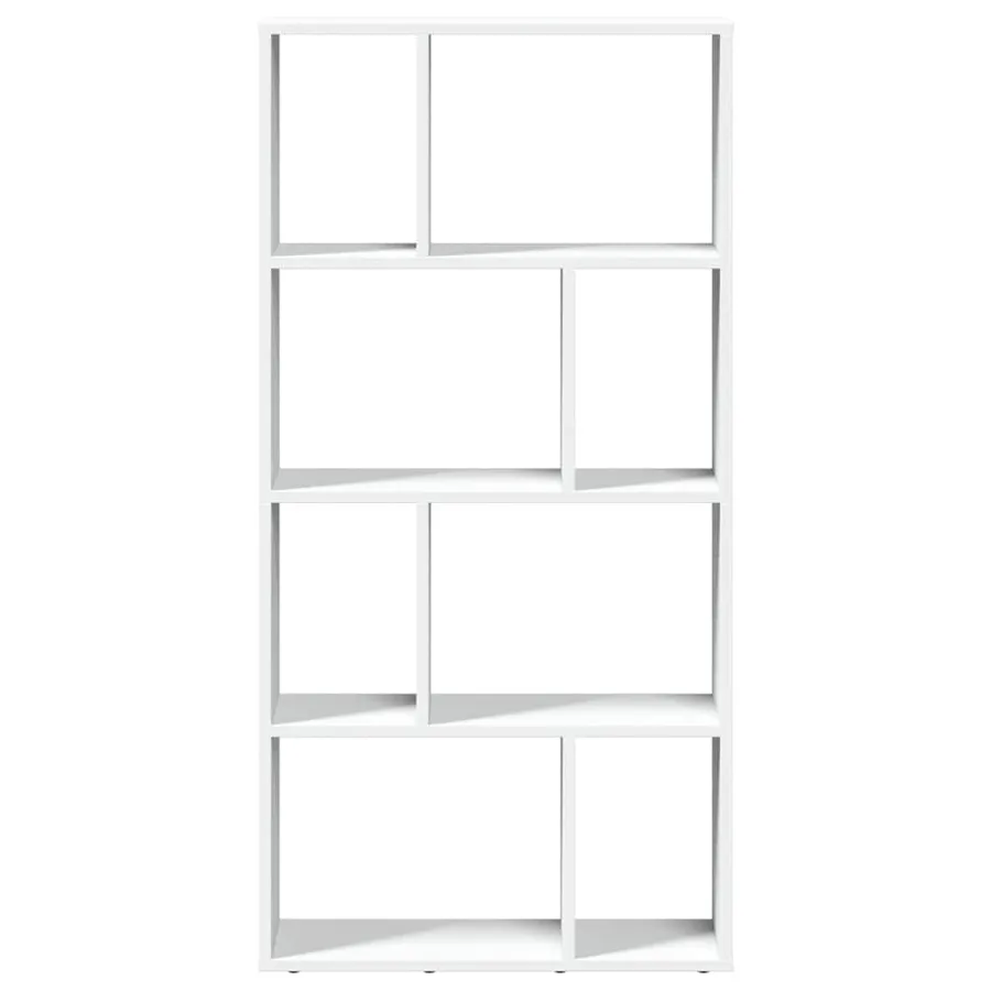 Bibliothèque Blanc 60x20x120,5 cm Bois d'ingénierie - 5