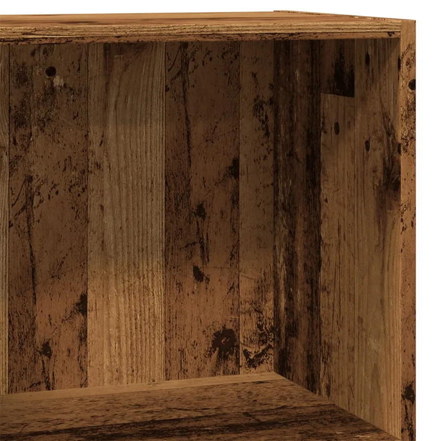 Bibliothèque vieux bois 40x24x76 cm bois d'ingénierie - 7