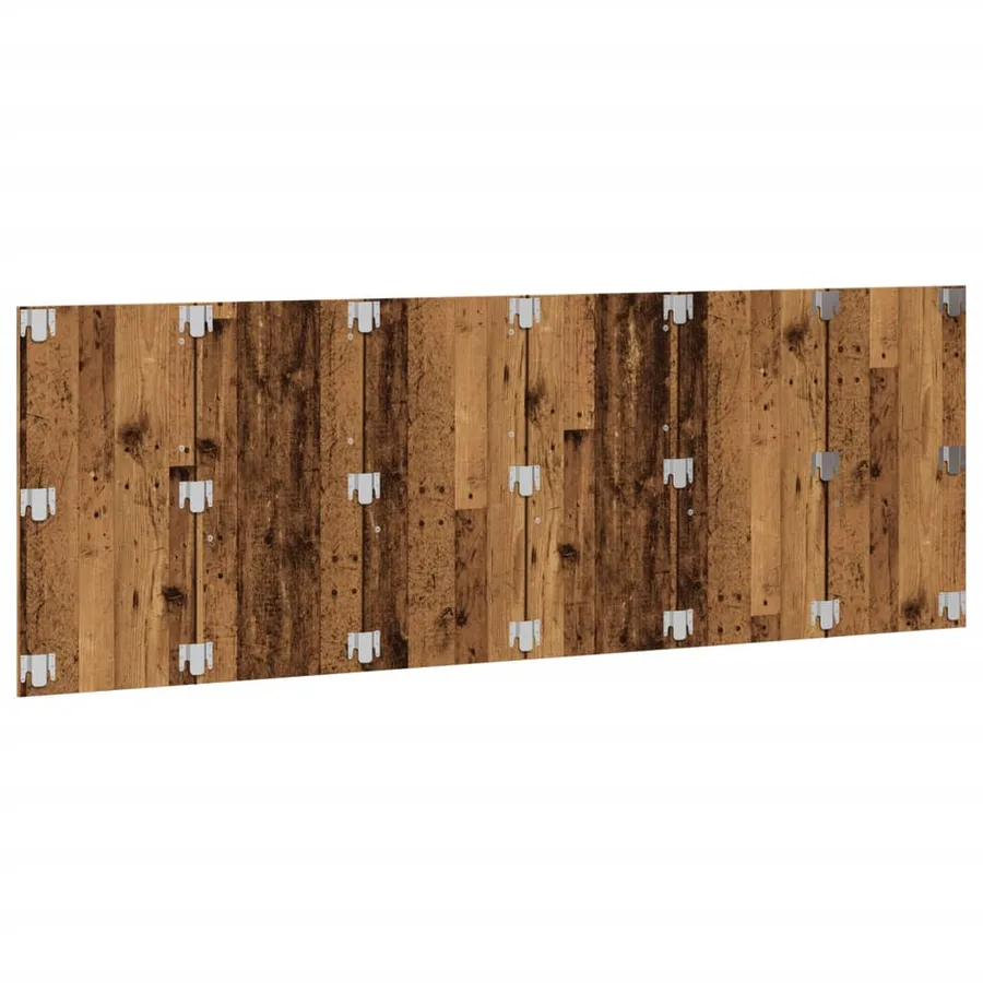 Tête de lit murale vieux bois 240x1,5x80 cm bois d'ingénierie - 4