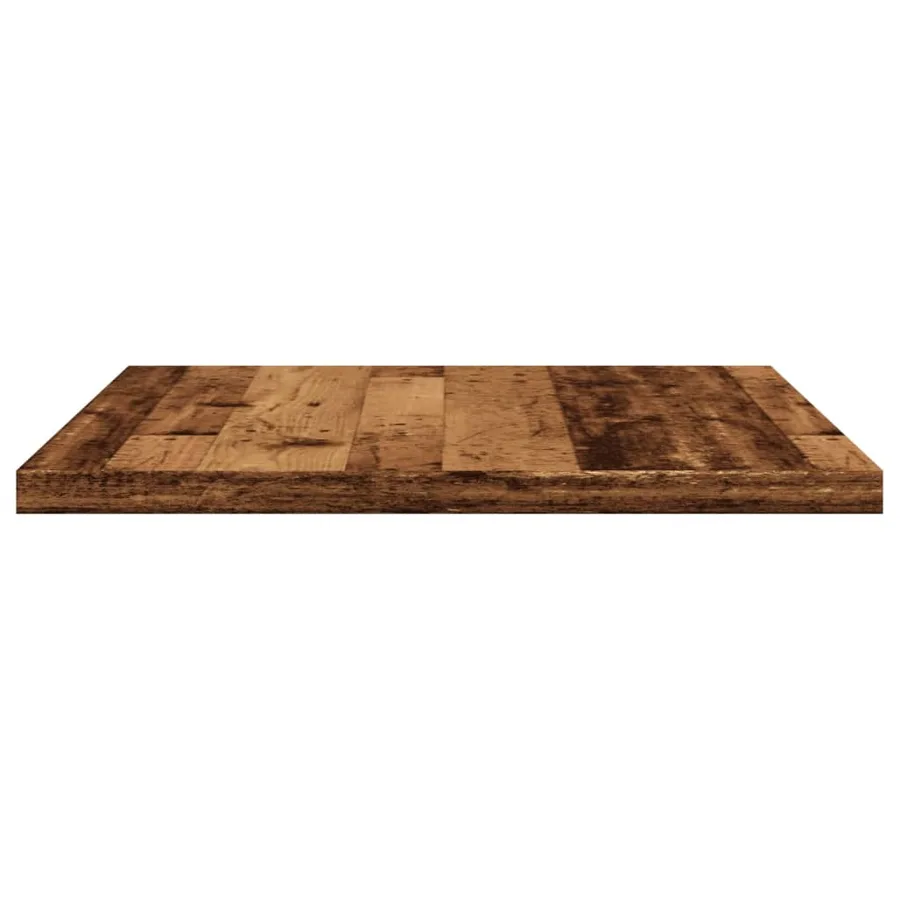 Étagères murales 4 pcs vieux bois 60x30x1,5cm bois d'ingénierie - 7