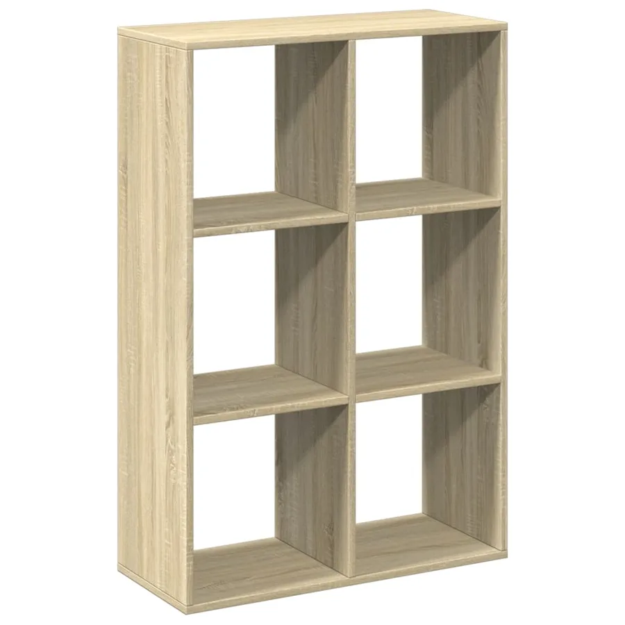 Étagère séparatrice de pièce chêne sonoma 69,5x29x103,5 cm - 6