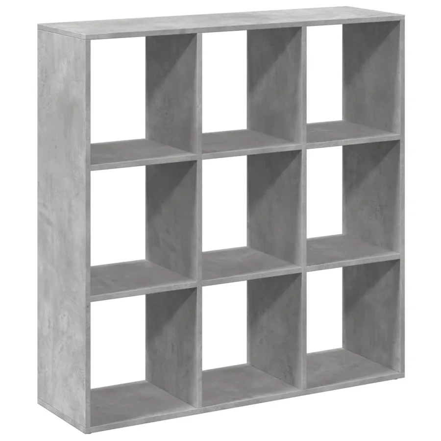 Étagère séparatrice de pièce gris béton 102x29x103,5 cm - 2