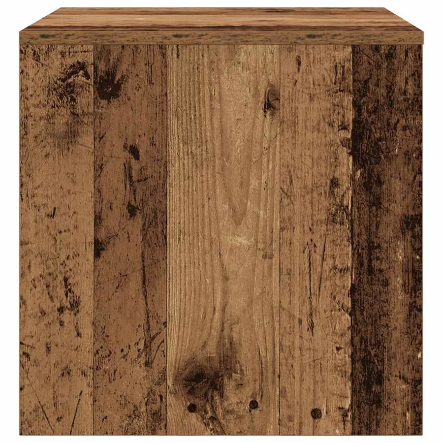 Tables gigognes 3 pcs vieux bois bois d'ingénierie - 8