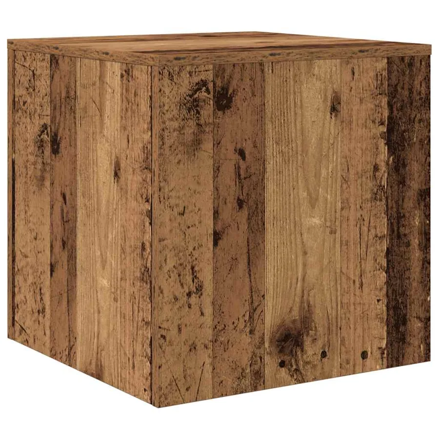 Tables gigognes 3 pcs vieux bois bois d'ingénierie - 9