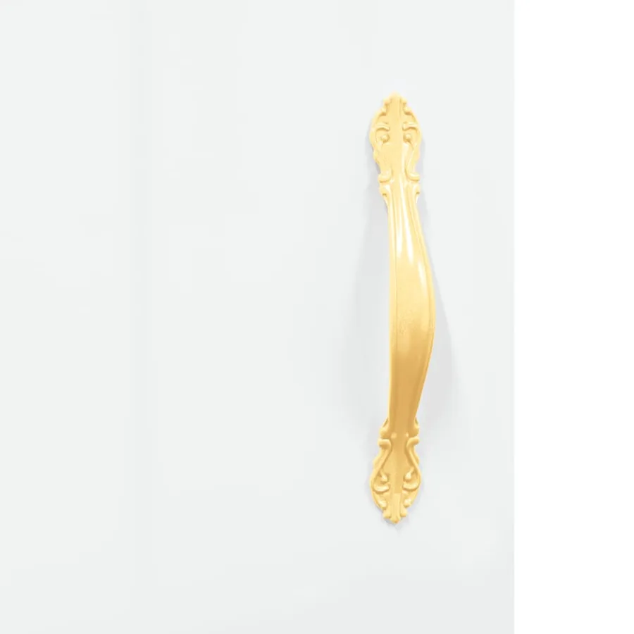 Buffet Blanc brillant 34,5x34x90 cm Bois d'ingénierie - 10