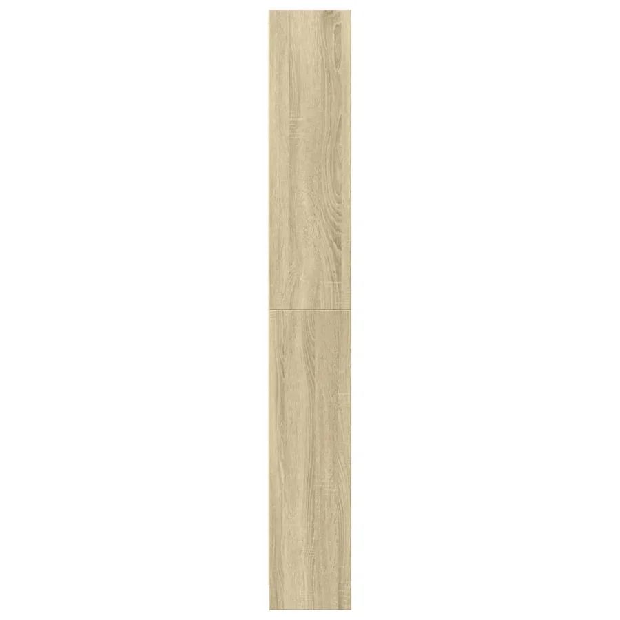 Bibliothèque Chêne Sonoma 80x24x176 cm Bois d'ingénierie - 6
