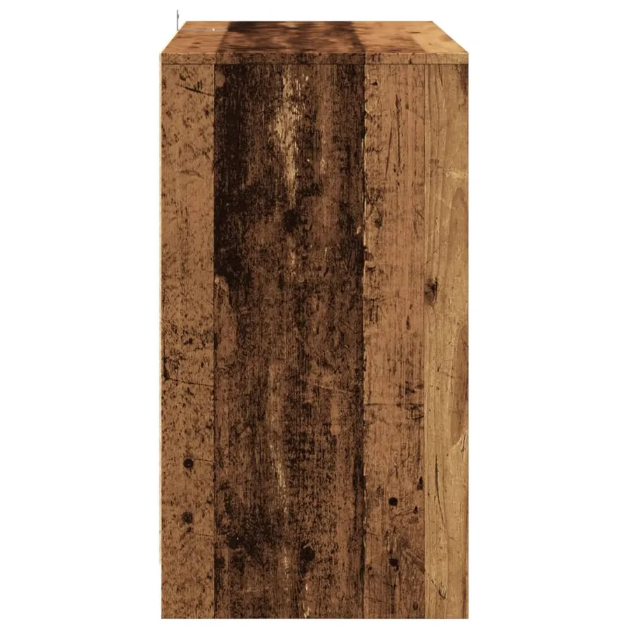 Buffet vieux bois 70x41x75 cm bois d'ingénierie - 5