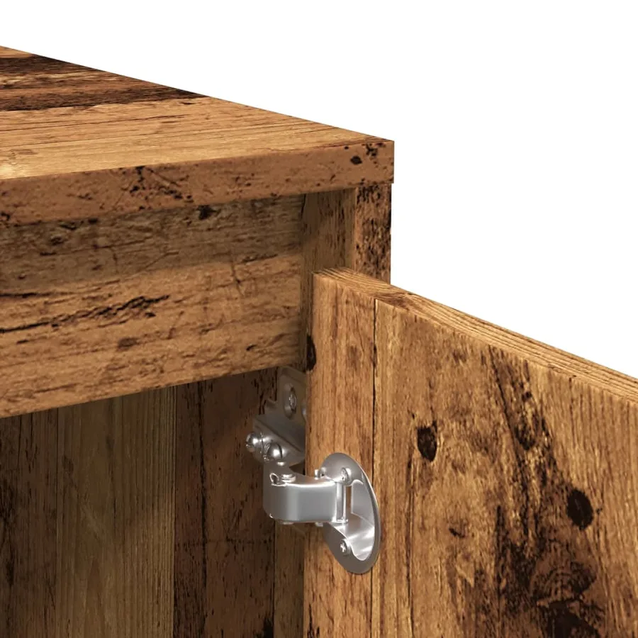 Buffet vieux bois 70x41x75 cm bois d'ingénierie - 8