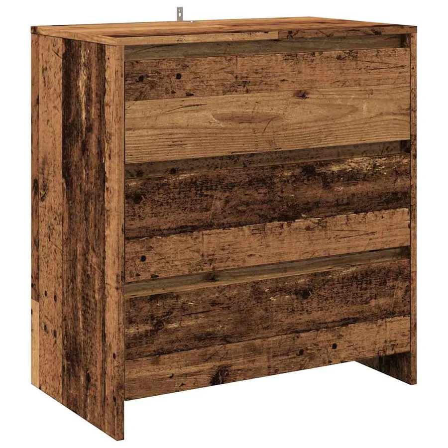 Buffet 3 pcs vieux bois bois d'ingénierie - 6