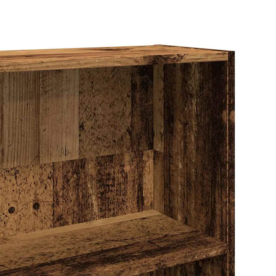 Bibliothèque vieux bois 80x24x176 cm bois d'ingénierie - 7