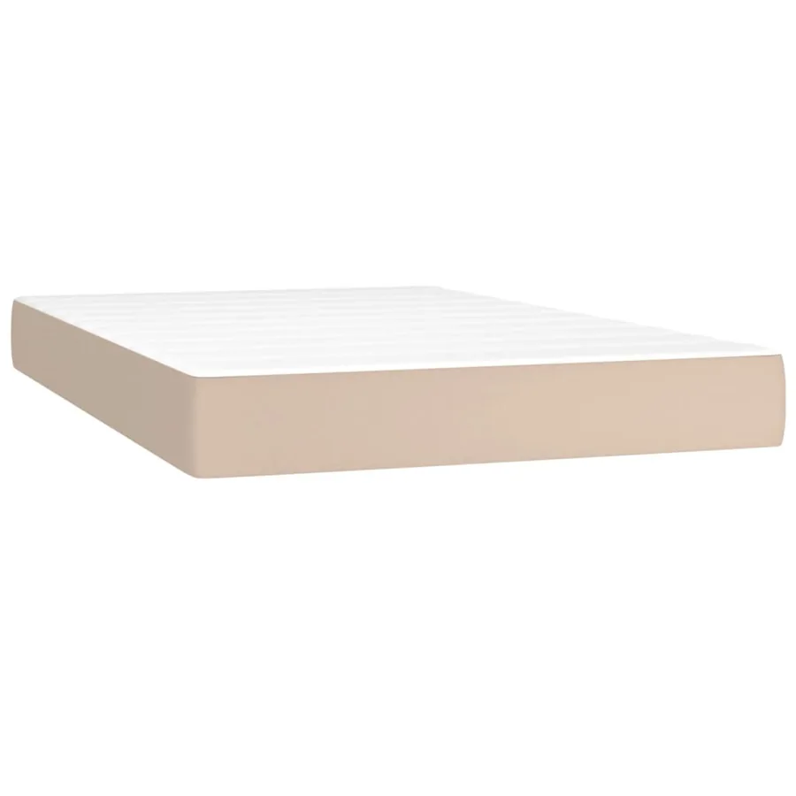 Matelas de lit à ressorts ensachés fermeté moyenne Cappuccino 120x200x20 cm - 2