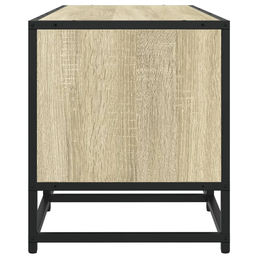 Meuble TV chêne sonoma 210x35x41 cm bois d'ingénierie - 5