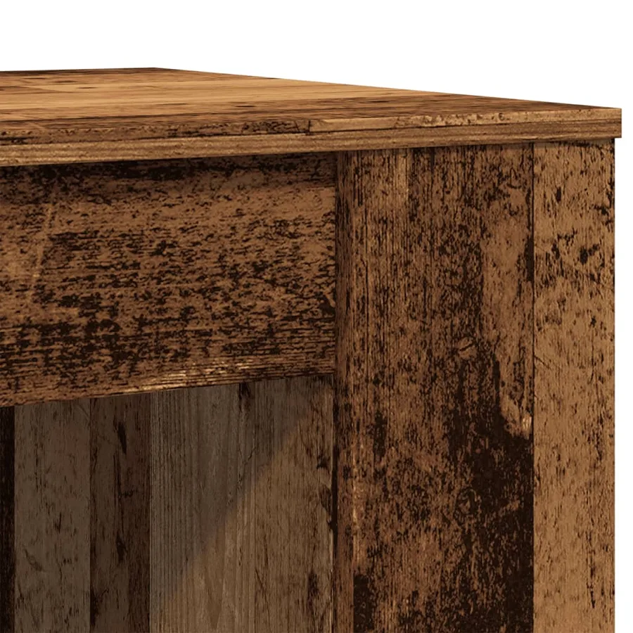 Table basse vieux bois 102x55x42 cm bois d'ingénierie - 7