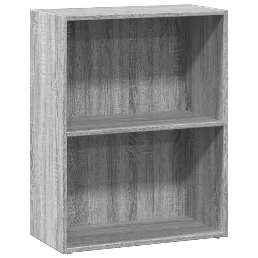 Bibliothèque sonoma gris 60x30x77 cm bois d'ingénierie - 2