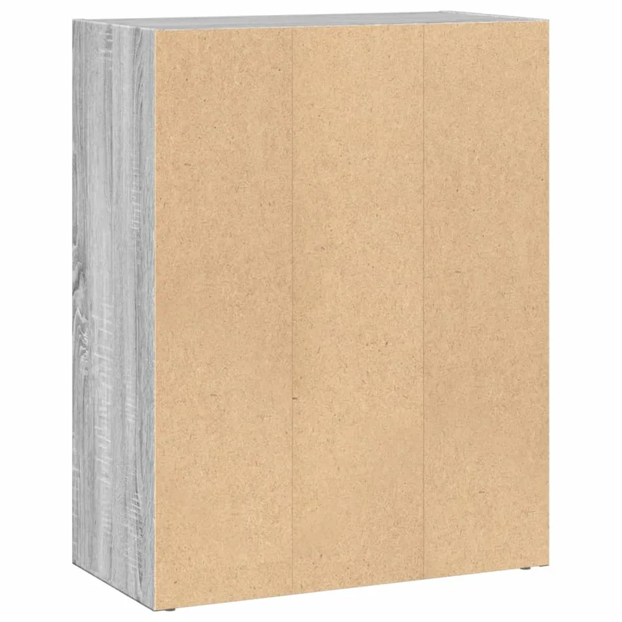 Bibliothèque sonoma gris 60x30x77 cm bois d'ingénierie - 5