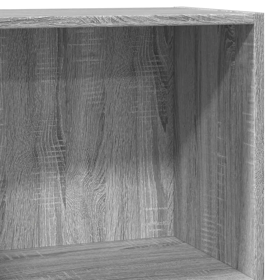 Bibliothèque sonoma gris 60x30x77 cm bois d'ingénierie - 7