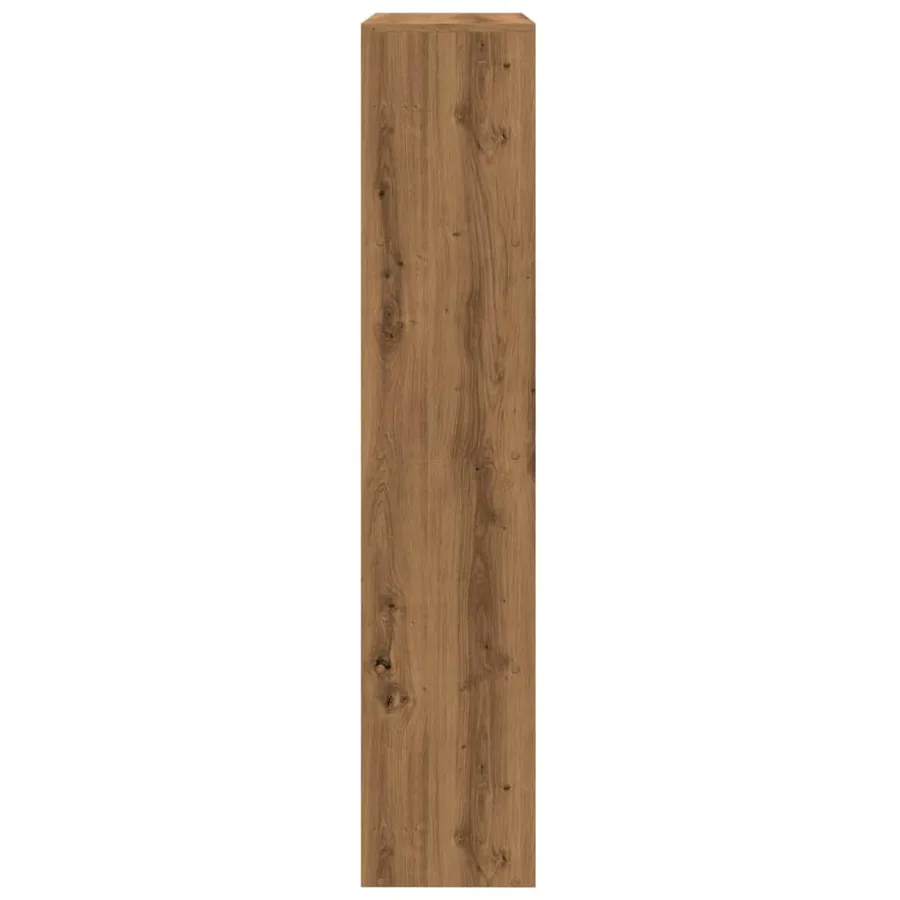 Étagère séparatrice de pièce à 4 niveaux chêne artisanal - 6