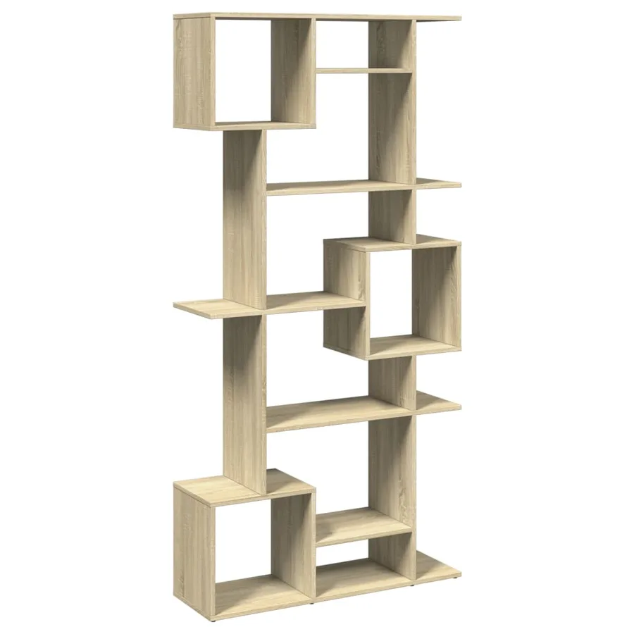 Bibliothèque chêne sonoma 92x29x188 cm bois d'ingénierie - 7