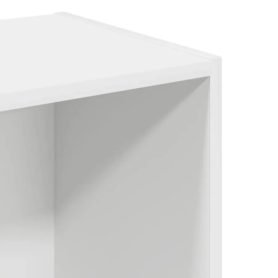 Bibliothèque blanc 40x30x152 cm bois d'ingénierie - 7