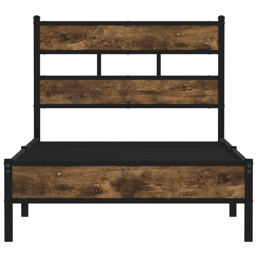 Cadre de lit sans matelas avec tête de lit 107x203 cm - 4