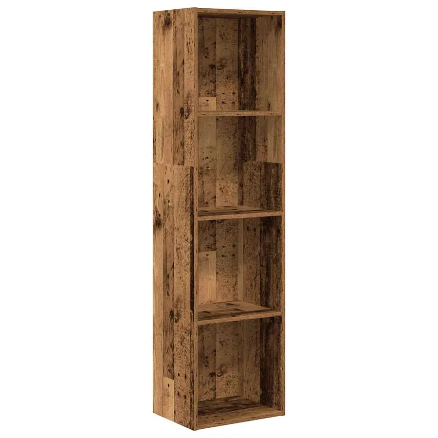 Bibliothèque vieux bois 40x30x152 cm bois d'ingénierie - 2