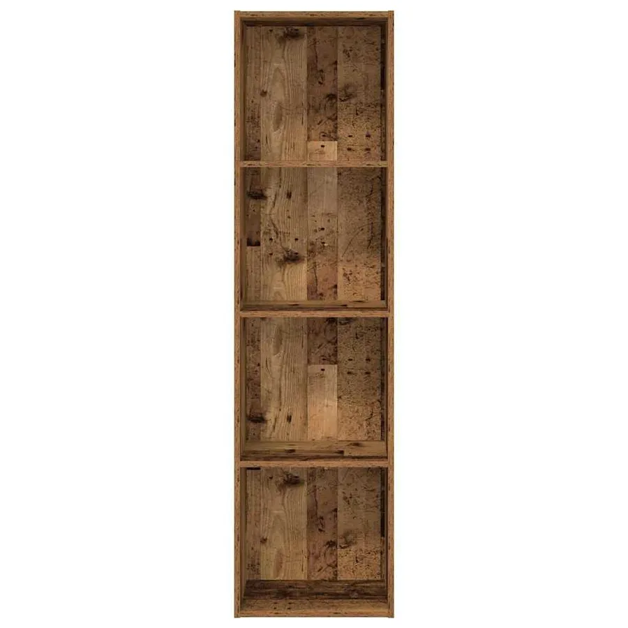 Bibliothèque vieux bois 40x30x152 cm bois d'ingénierie - 4