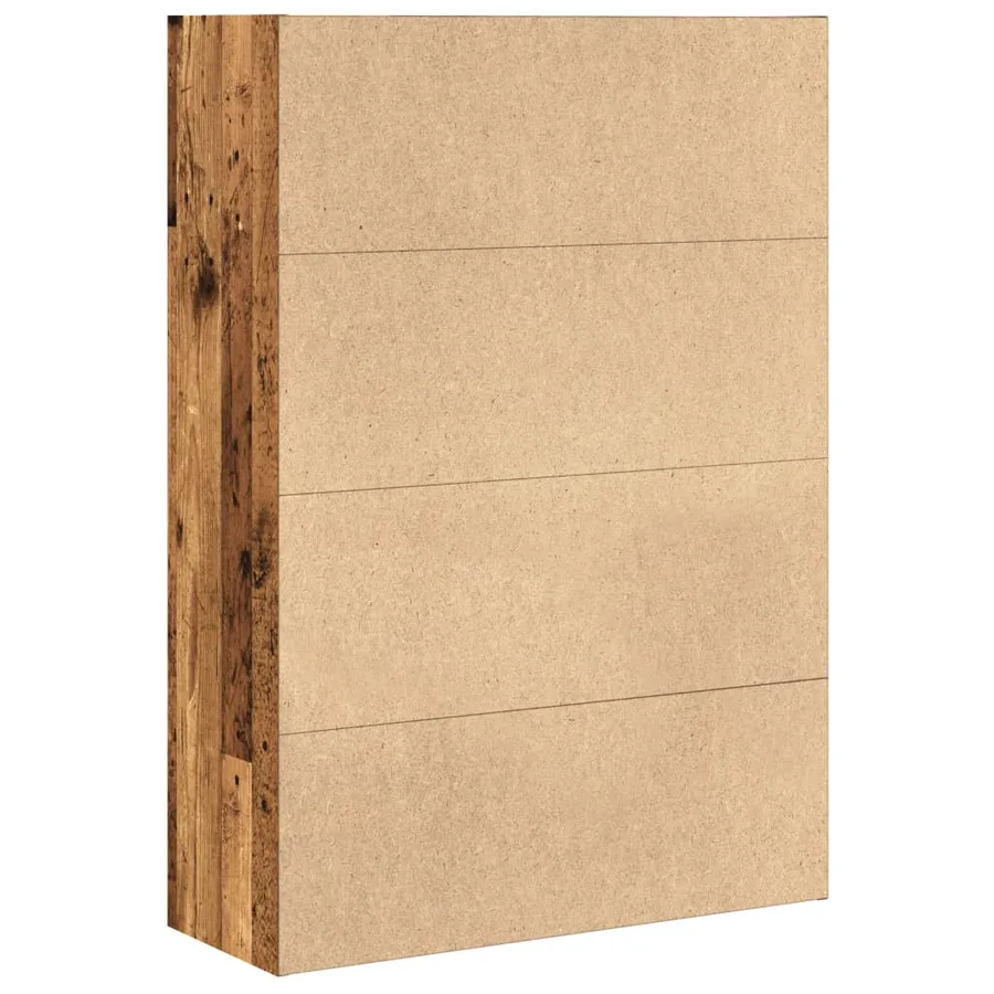 Bibliothèque vieux bois 80x30x114 cm bois d'ingénierie - 5