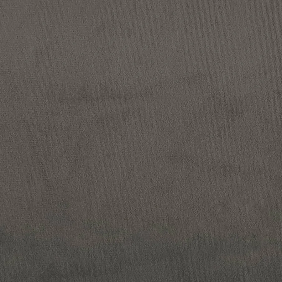 Cadre de lit sans matelas gris foncé 120x200 cm velours - 11