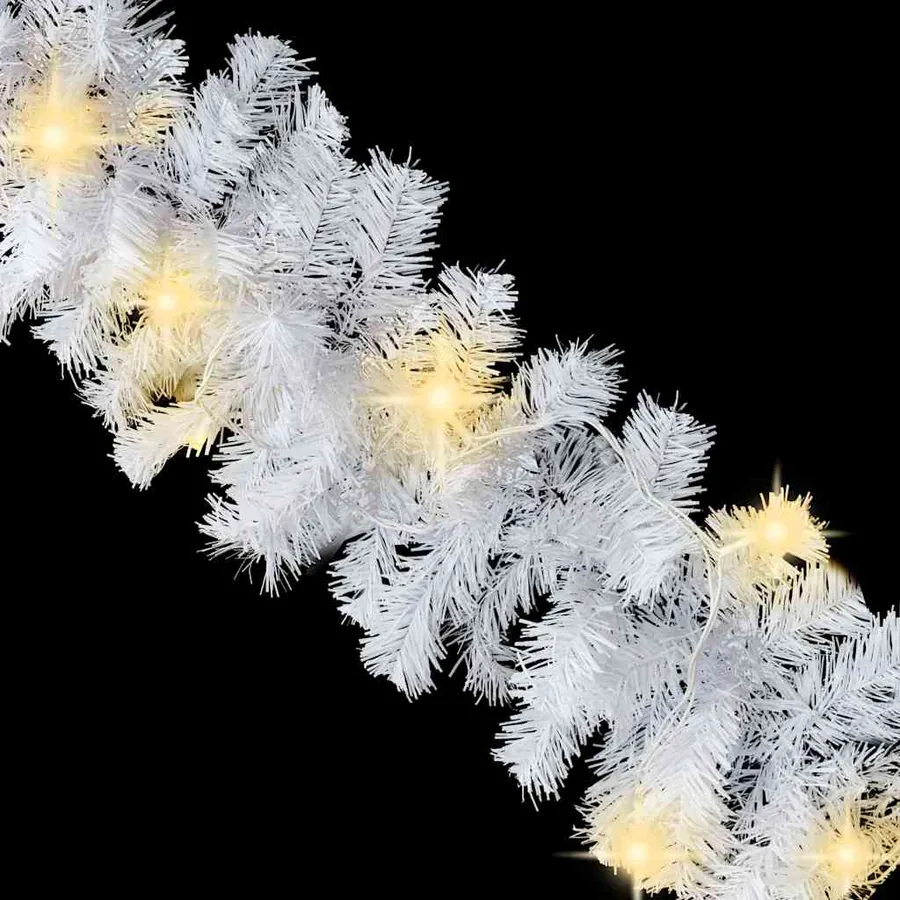 Guirlande de Noël avec lumières LED 5 m Blanc - 6