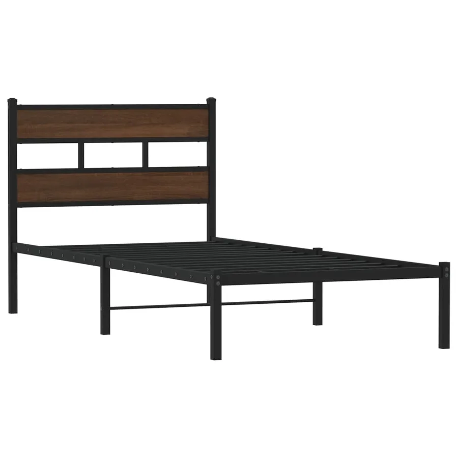Cadre de lit sans matelas avec tête de lit 80x200 cm - 3