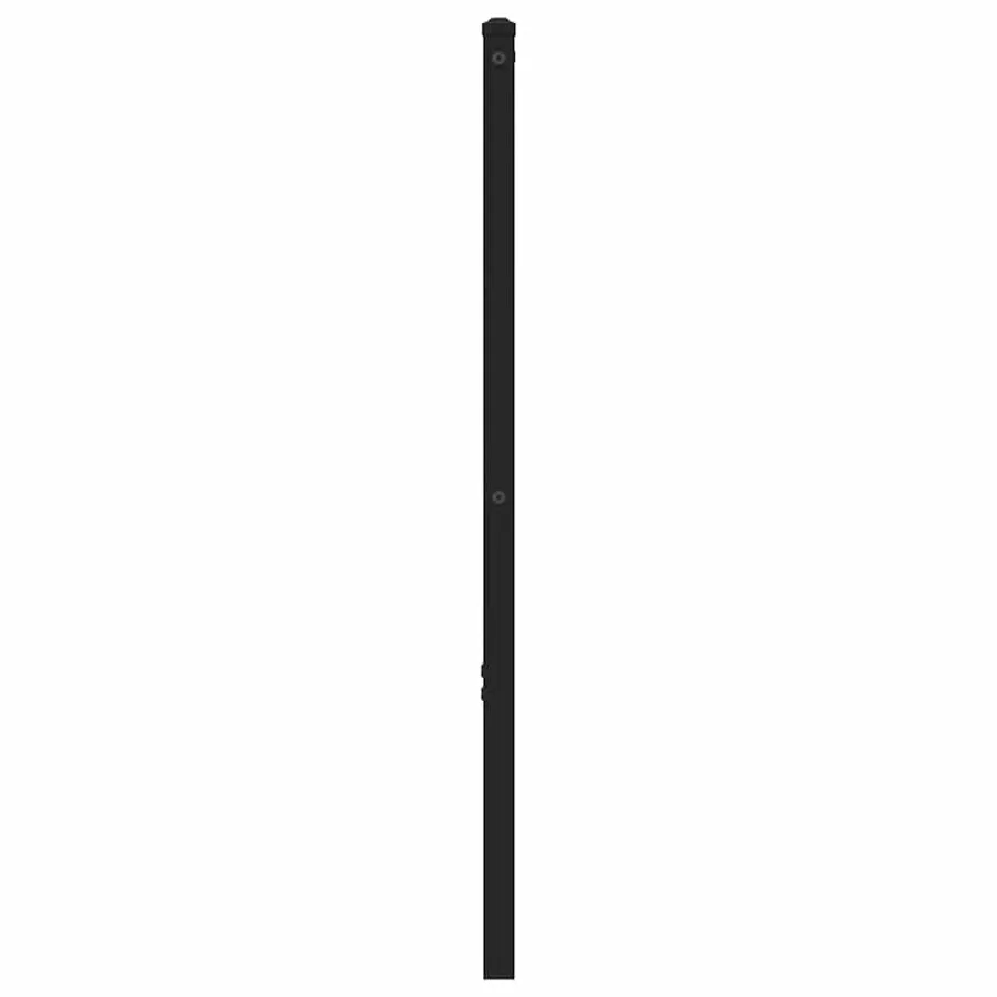Tête de lit de remplacement chêne marron 200 cm acier et bois d'ingénierie - 4