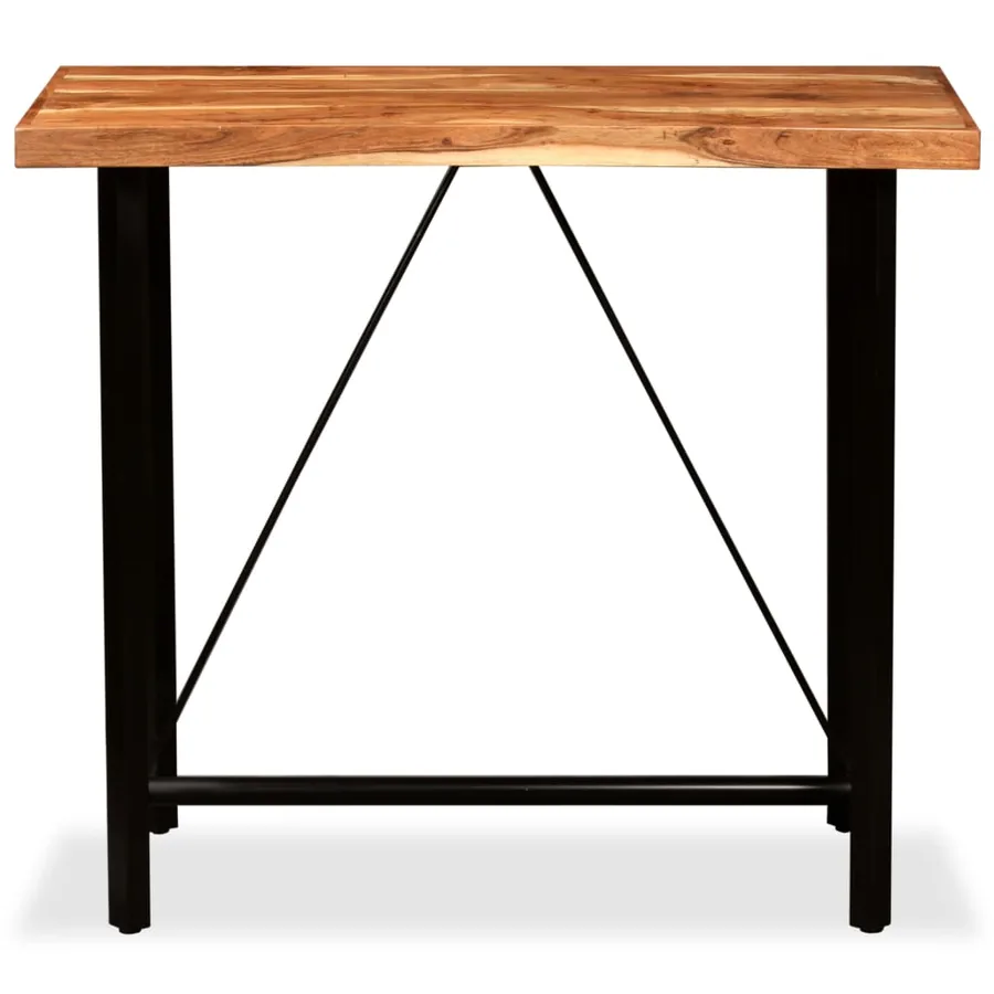 Ensemble de bar 5 pcs Bois d'acacia massif et de récupération - 7