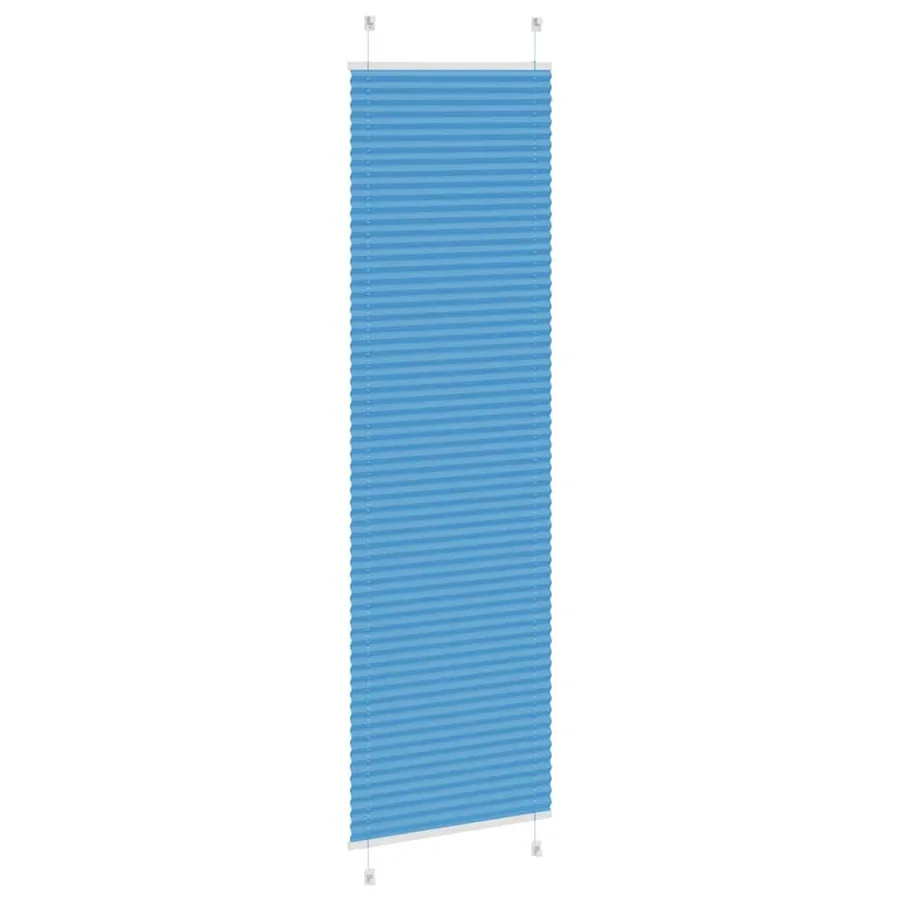 Store plissé bleu 60x200 cm largeur du tissu 59,4 cm polyester - 4