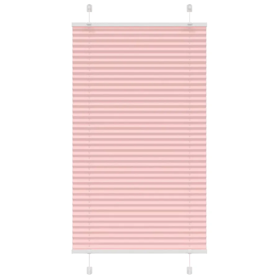 Store plissé rose 80x100 cm largeur du tissu 79,4 cm polyester