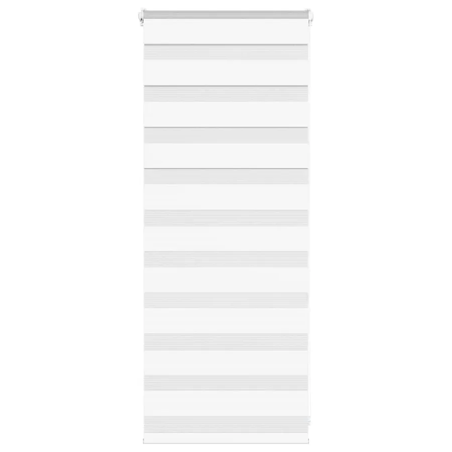 Store zèbre blanc 60x100 cm largeur du tissu 55,9 cm polyester
