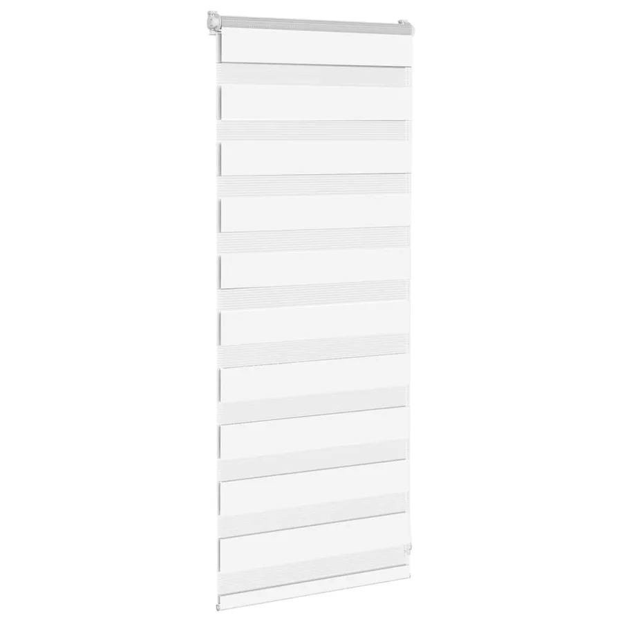 Store zèbre blanc 60x100 cm largeur du tissu 55,9 cm polyester - 3