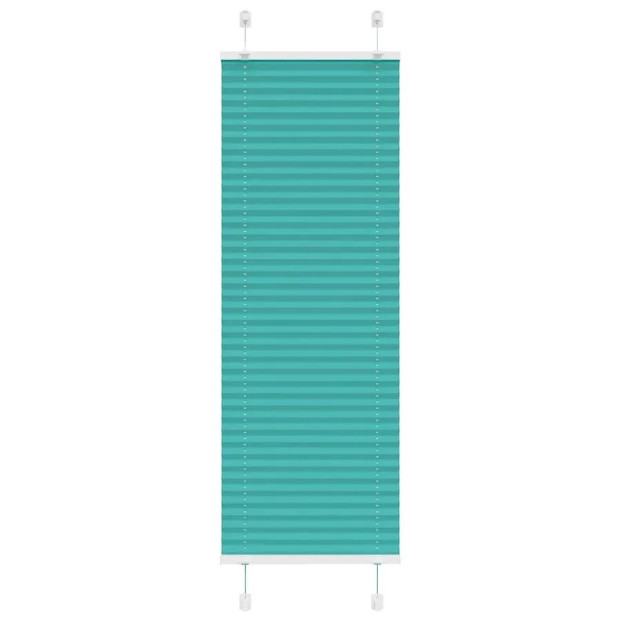 Store plissé vert pétrole 50x100 cm largeur du tissu 49,4 cm - 3