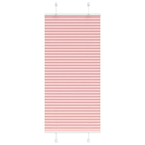 Store plissé rose 65x150 cm largeur du tissu 64,4 cm polyester