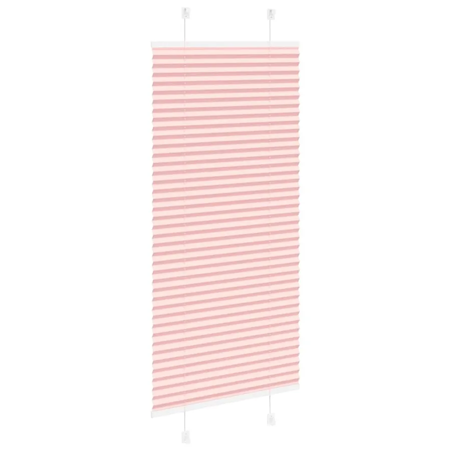 Store plissé rose 65x150 cm largeur du tissu 64,4 cm polyester - 4
