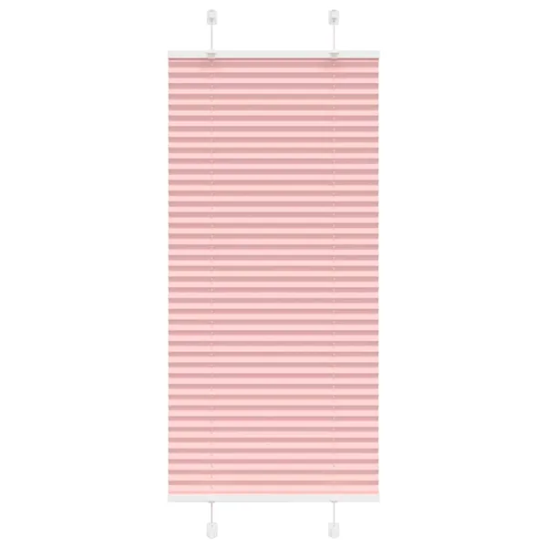 Store plissé rose 55x150 cm largeur du tissu 54,4 cm polyester