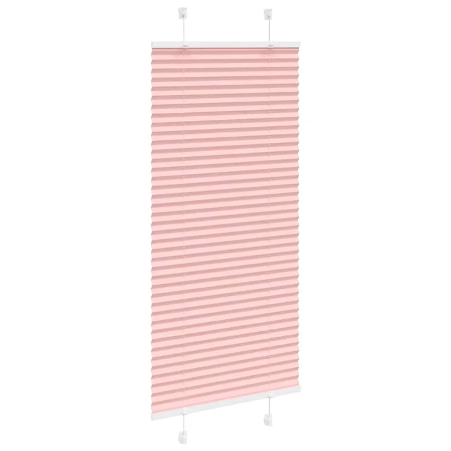 Store plissé rose 55x100 cm largeur du tissu 54,4 cm polyester - 3