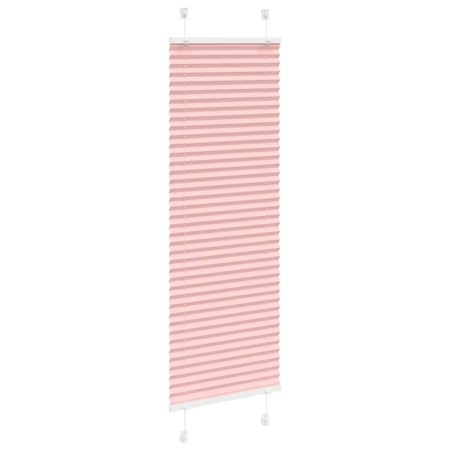 Store plissé rose 40x150 cm largeur du tissu 39,4 cm polyester - 3